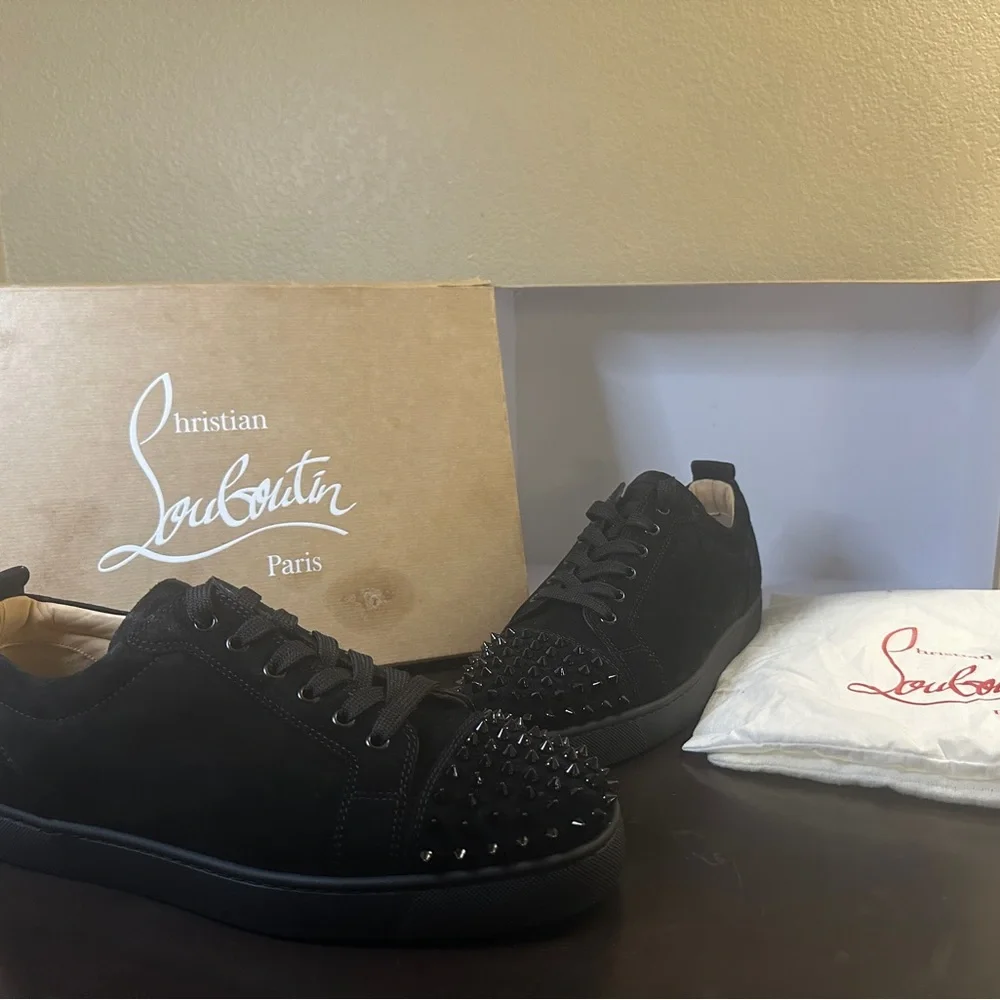 Spiked suede sneakers - Picture 2 of 8